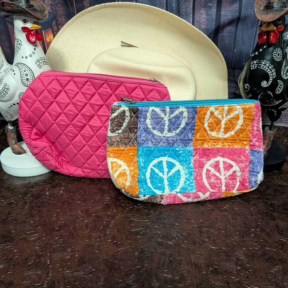 N.Gil Quilted Cosmetic Bags Set